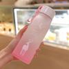 Vaso de agua de plástico al por mayor vaso de agua valor de color alto gran capacidad botella de agua hombres y mujeres rojo de internet ins vaso de agua vaso acompañante para estudiantes
