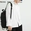 Camisa de manga larga de gasa estilo coreano transfronteriza nueva, informal moderna para primavera y otoño, marca de moda, holgada, guapa, versátil, holgada