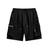 Calça Média de Marca da Moda 2025 Bermudas Cargo Masculinas Novas Peças Esportivas de Exterior Verão Fino Seda de Gelo Casuais Masculinas Shorts de Cinco Pontos