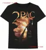 Camiseta de Hip-Hop Tupac Nueva Talla Europea Transfronteriza 2Pac Dedo Medio Oración Contra el Mundo Tallas S-4XL Lujo