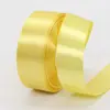 Cinta de 2.5 cm en paquete pequeño, cinta para envolver regalos, cinta para repostería, cinta de satén para decoración de bodas, venta al por mayor, transfronterizo