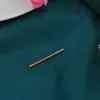 Electroforesis Alta Retención de Color DIY Estilo Antiguo Hecho a Mano 2*25mm Pasador de Resorte para Hanfu con Envoltura de Flor y Antenas de Mariposa
