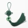 Artesanato Estilo Chinês Decoração Feng Shui para Casa Fivela Ping An Jade Sintético Nó Chinês Pingente Pequeno Atacado