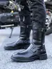 2025 Nuevas Botas Martin para Hombre Invierno Con Felpa Cálidas Estilo Británico Modernas Suela Gruesa Caña Alta Botas de Cuero Botas de Caballero Botas Largas