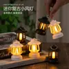 Mini Moderno Tamaño Pulgar Moderno Escena de Campamento al Aire Libre Decoración de Escritorio Adorno Velas Decorativas