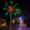 Luzes de Fogos de Artifício Coloridas LED para Exterior Luzes de Rua Controle por Voz Bluetooth App Controle Inteligente Decoração de Paisagem para Parques e Turismo Cultural