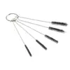 Kit de Agulhas de Limpeza para Aerógrafo, Conjunto de Ferramentas de Cinco Peças em Aço Inoxidável, Escova, Raspador, Escova de Limpeza para Carburador