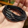 Banda para el cabello con base de tres líneas, elástica, simple y de alta elasticidad, banda para el cabello, cuerda para el cabello, producción DIY, banda de goma para atar la cabeza, cuerda al por mayor