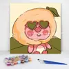 20*20 Pintura al Óleo Digital de Dibujos Animados de Anime Pintura Decorativa DIY para Colorear Hecha a Mano para Niños Stock Listo Pintura al Óleo Digital al por Mayor
