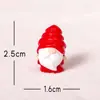 Adornos de Duende Navideño para Exportación Transfronteriza Paisajismo de Nieve Decoración de Resina para Coche Escritorio Manualidades DIY Accesorios