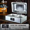 Fogão de Buffet Visual em Aço Inoxidável Fogão de Buffet com Aquecimento Elétrico Fogão de Conservação de Calor para Hotel Panela Térmica Hidráulica para Café da Manhã Louça