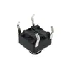 Interruptor Tátil de Furo Passante Vertical 4 Pinos Micro Botão 6*6*4.3/4.5/5/6/7/7.3/8/9/19/30MM