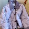 Chaqueta de Algodón Acolchada Morada para Mujer 2026 Nuevo Estilo Gama Alta y Súper Elegante Estilo Femenino Elegante Chaqueta Corta Acolchada para Otoño e Invierno