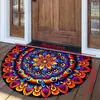 Tapetes de Chão Semicirculares Americanos para Entradas, Tapetes de Porta Resistentes a Manchas, Tapetes Decorativos Retrô de Fácil Cuidado - Amazon Temu Dropshipping