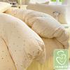 Conjunto de Roupa de Cama de Gaze Dupla de Quatro Peças, Capa de Edredom 100% Algodão (Não Algodão), Conjunto de Lençol de Cama de Três Peças para Dormitório, Modelo Novo de Roupa de Cama 2025