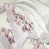 Novo Conjunto Floral Bordado Simples de Algodão de Fibra Longa e Cetim de Quatro Peças Lençol de Cama e Lençol com Elástico de Algodão Puro Comércio Atacadista