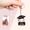Chaveiro acrílico popular 2D plano transfronteiriço de futebol, basquete, tênis, beisebol, vôlei, estilo casual para casais e colegas