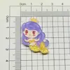 Acrílico Lindo Dibujo Animado Sirena Joyería Accesorios Venta al por Mayor Parche Funda para Teléfono Móvil Joyería Accesorios Pasador de Princesa