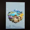 Pegatinas para cajas acrílicas planas en stock de diversas regiones del país, recuerdos de ciudades turísticas, regalos culturales y creativos, estilo personalizado, uso universal