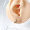 Aretes Simples Geométricos Poligonales de Cobre Aretes de Hebilla para la Oreja Aretes de Clip para la Oreja Aretes para Mujer de Lujo Ligero Estilo Ins Accesorios