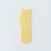 Calcetines Bingbing Verano Delgados de Terciopelo Media Caña Transpirables Color Caramelo Calcetines de Niña Jacquard Seda de Hielo Calcetines de Felpa