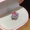 Pendientes de gota de agua con colgante de circón exquisito europeo y americano, juego de anillos y collares, accesorios de nicho de moda de lujo ligero de alta gama para mujeres