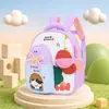 Mochila Infantil Mochila Escolar para Jardín de Infancia Nueva Linda Dibujos Animados Mochila para Niños Transpirable Ligera Mochila para Niñas Pequeñas
