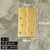 Dobradiça de Cobre Rolamento de Latão Pequena Dobradiça 2 Polegadas 3 Polegadas Dobradiça Estilo Chinês Armário Leve de Luxo Porta de Caixa Dobradiça de Porta Dobradiça Estilo Antigo