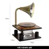 Gramofone Vertical Retro Simples Disco de Vinil Luxo Leve Ornamento Criativo Modelo para Desktop Sala de Estudo Modelo para Sala Vendas