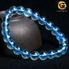 Pulseira de Água-Marinha Natural do Brasil 7A6A5A Pulseira Azul Escuro Joias Fábrica de Joias Mingyuan Água-Marinha