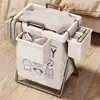 Cesta de Lavandería Hogar Cesta de Almacenamiento de Ropa Sucia Baño Cesta de Lavandería Dormitorio Cesta de Almacenamiento de Artículos Varios Puerta de Entrada Trasera Cesta para Ropa Sucia