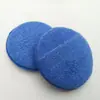 Esponja Redonda de Bolsillo Flap de 5 Pulgadas para Pulir Pasteles de Cera, Esponja Limpiadora de Microfibra para Coche, Esponja de Lavado de Coches con Recubrimiento de Cristal