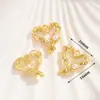 Aleación de Metal Incrustada con Nácar Natural Colgante de Forma Geométrica Especial Pulsera de Oro Blanco con Colgante de Concha Accesorios para Collar