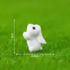 Miniaturas, criativas e adoráveis de girafa e coelho para terrários, jardins de suculentas e paisagismo decorativo