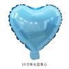 Balão de Filme de Alumínio Coração Monocromático 5 polegadas / 10 polegadas / 18 polegadas Decoração Casamento Dia dos Namorados Dia de Ano Novo Folha de Alumínio Layout Sala de Casamento