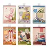 Señor. Colección de Papel Carta de Paper: Estilo Diario, Pintura Relajada de Medio Día, Papel de Carta de Alto Valor, Pegatinas Selladoras para Sobres, Regalos Navideños