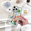 Oso de Helado Adecuado para Funda de Teléfono Móvil Iphone17Air Flash Diamante Estrella Cubierta Protectora de Diamante Apple 16Pro 15