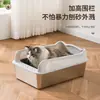 Caja de Arena para Gatos LOGO Personalización Metal Plástico Extra Grande Semicerrada Anti-Rastreo Fábrica Muestra Gratuita Personalización
