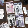 Paquete de Materiales para Pegatinas y Notas Infeel.Me Estilo Vintage Papel de Fondo para Decoración de Diario Personal