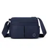 Bolso bandolera casual transfronterizo, bolso de mujer multicapa, nuevo bolso de tela de nailon ligero, bolso de hombro bandolera versátil, moderno y a la moda
