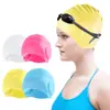 Gorro de Natación de Silicona de Protección Auditiva Extra Grande para Natación de Competición para Hombres y Mujeres Impermeable Protección Auditiva Tridimensional Cuidado del Cabello Alta Elasticidad No Aprieta el Cuero Cabelludo 0