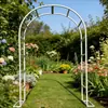 Arco Treliça de Ferro para Flores Trepadeiras de Pátio Jardim Rosa Trepadeira Treliça de Uva Arco de Suporte para Flores Frescas ao Ar Livre Treliça Trepadeira