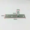 Mola de piso de porta de vidro, extensão do eixo superior, peça de hardware, acessórios de fixação de eixo fixo simples de aço inoxidável