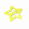 Pinza para el cabello brillante con forma de estrella de cinco puntas estilo caramelo versión coreana para flequillo y cabello lateral, accesorio para el cabello de niña en colores caramelo