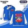 Chaquetas de Béisbol para Niños Cars Coches de Carreras Rayo McQueen Mate Chaqueta Escolar para Niños