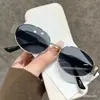 Gafas de Sol de Moda Europeas y Americanas de Verano Gafas de Sol de Celebridad de Internet Ovaladas Divertidas Unisex Tendencia Gafas de Sol con Personalidad