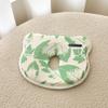 Almohada para Bebé de 0 a 6 Meses Absorbente de Sudor y Transpirable Corrección para Bebé Forma de Cabeza Anti-Excénctrica Recién Nacido Cuatro Estaciones Almohada Moldeadora de Silicona