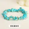 Pulseira de Cristal Ágata Pedra Natural Triturada, Pulseira Retrô Personalizada para Homens e Mulheres, Pulseira de Cinco Flores, Joia de Mão, Pulseira para Meninas