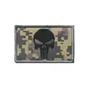 HaiKe Outdoor Amazon - Tira de pecho para abanico militar, brazalete con diseño de PUNISHER, etiqueta de tela con velcro