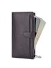 Cartera Larga de Cuero para Hombre King Paul de Alta Calidad Gran Capacidad Simple Billetera de Cuero Clutch de Negocios